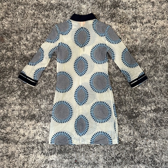 Tory Burch Tunic Dress Floral Boho Sheer - Picture 3 of 4